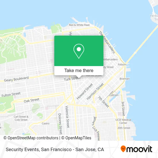 Security Events map