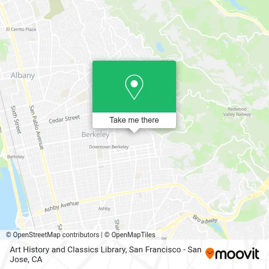 Art History and Classics Library map