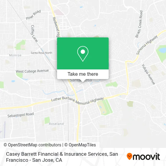 Casey Barrett Financial & Insurance Services map
