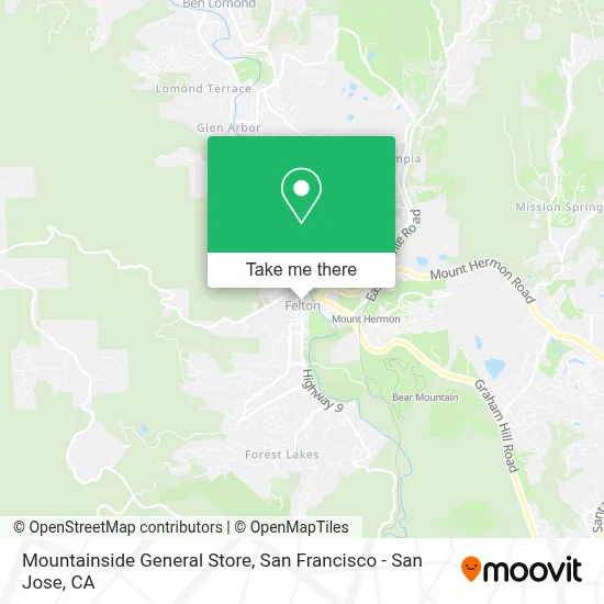 Mountainside General Store map