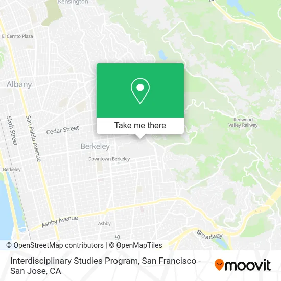 Interdisciplinary Studies Program map