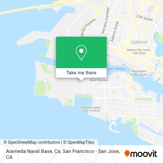 Alameda Naval Base, Ca map