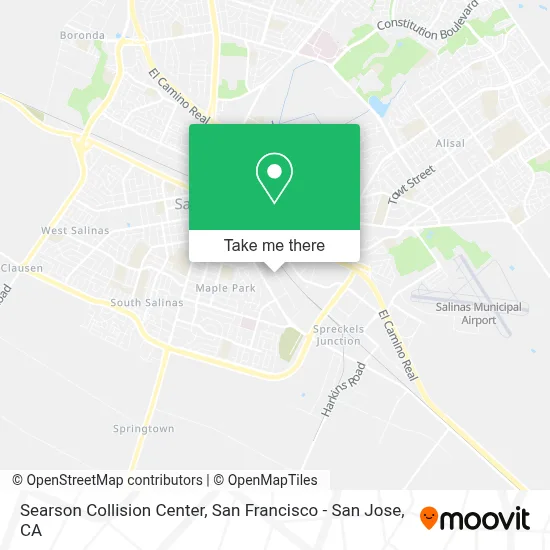 Searson Collision Center map
