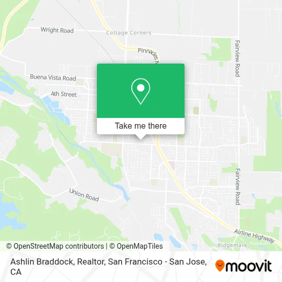 Ashlin Braddock, Realtor map
