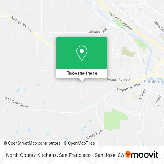 North County Kitchens map