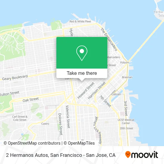 2 Hermanos Autos map
