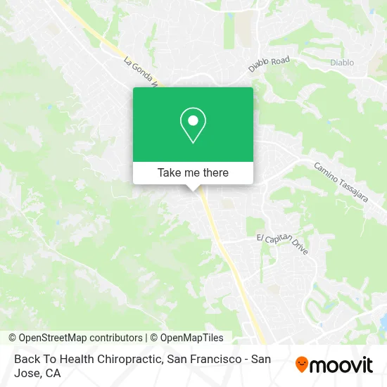 Back To Health Chiropractic map