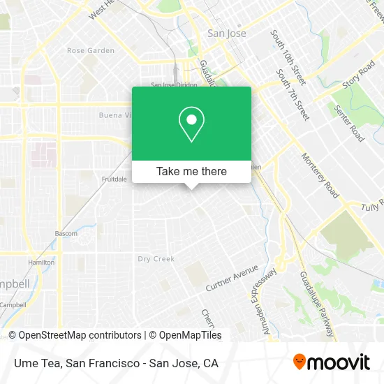 Ume Tea map