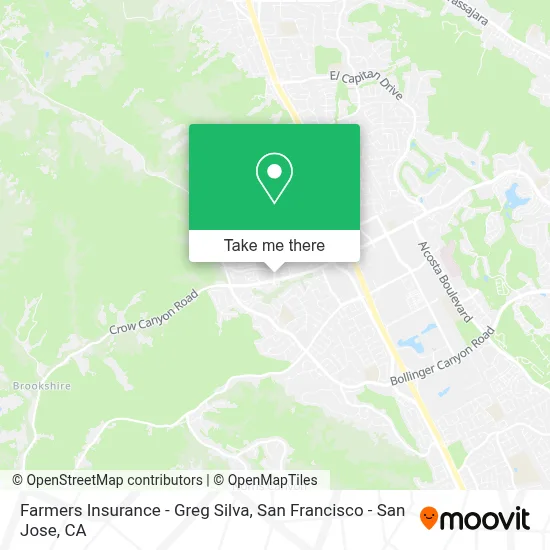 Farmers Insurance - Greg Silva map