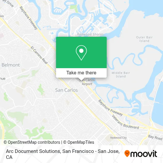Arc Document Solutions map