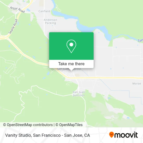 Vanity Studio map