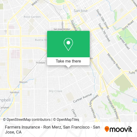 Farmers Insurance - Ron Merz map