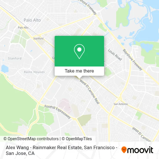 Alex Wang - Rainmaker Real Estate map