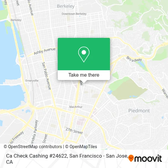Ca Check Cashing #24622 map