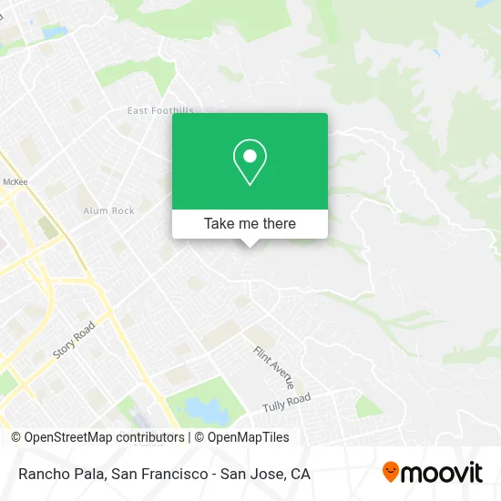 Rancho Pala map
