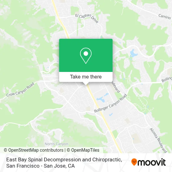 East Bay Spinal Decompression and Chiropractic map