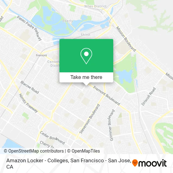 Amazon Locker - Colleges map