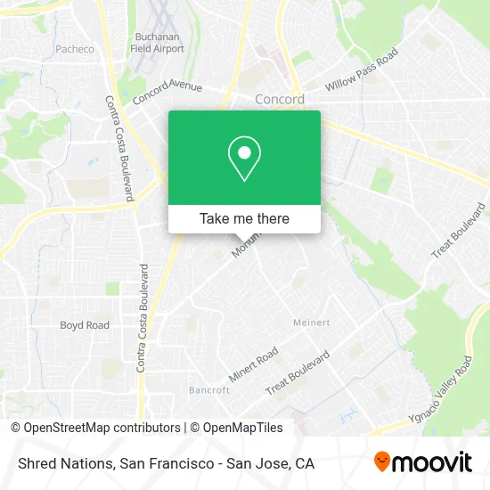 Shred Nations map