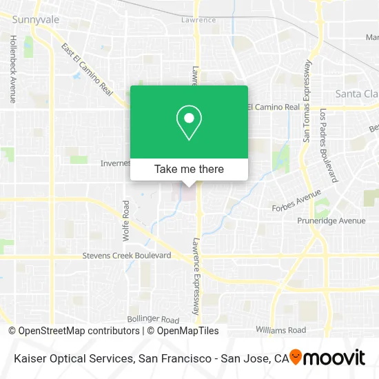 Kaiser Optical Services map