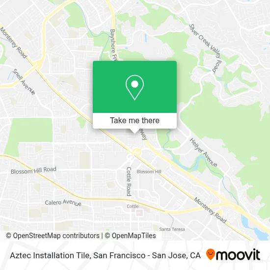 Aztec Installation Tile map