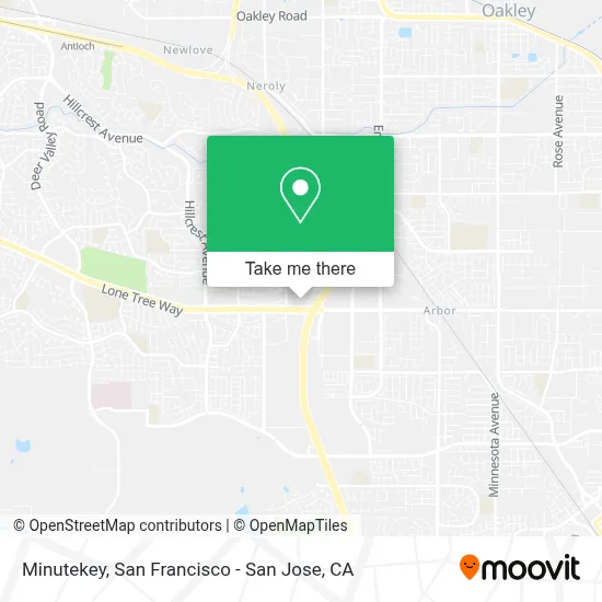 Minutekey map