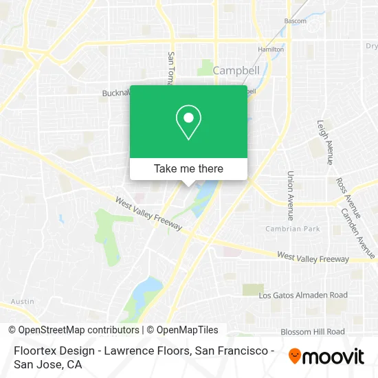 Floortex Design - Lawrence Floors map
