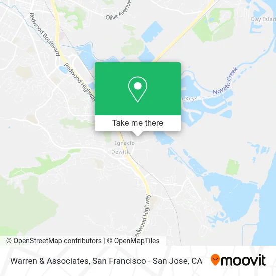 Warren & Associates map