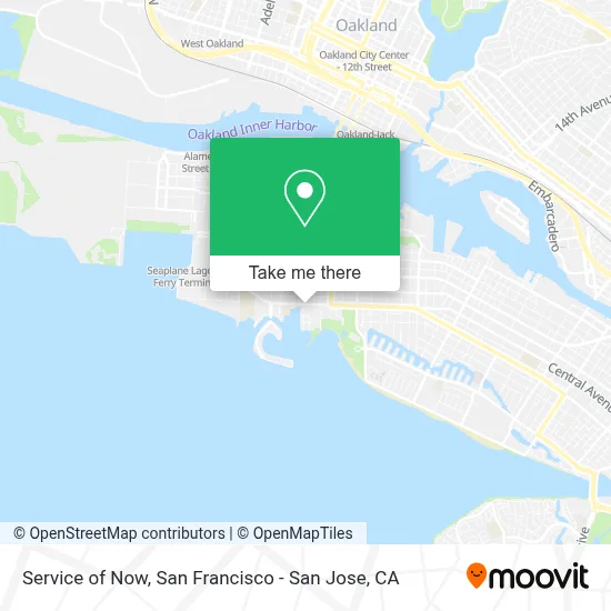 Service of Now map