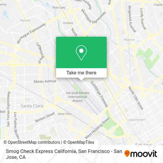Smog Check Express California map