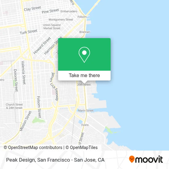 Peak Design map