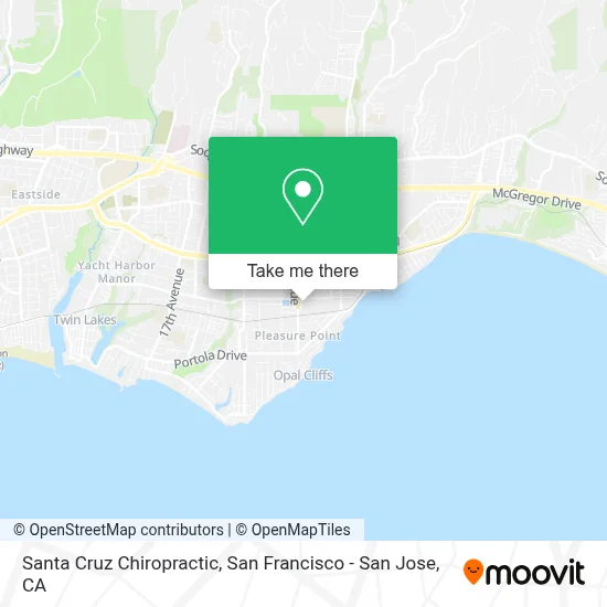 Santa Cruz Chiropractic map
