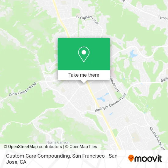 Custom Care Compounding map