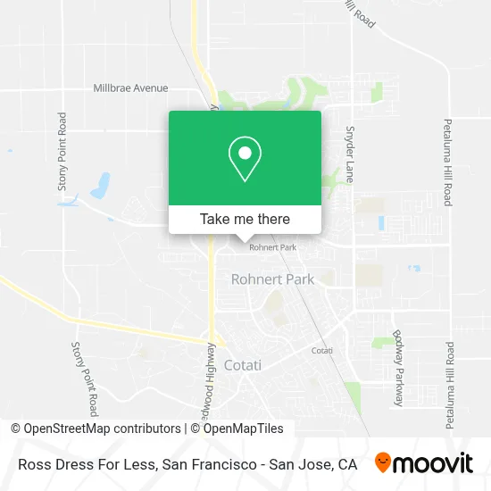 Ross Dress For Less map