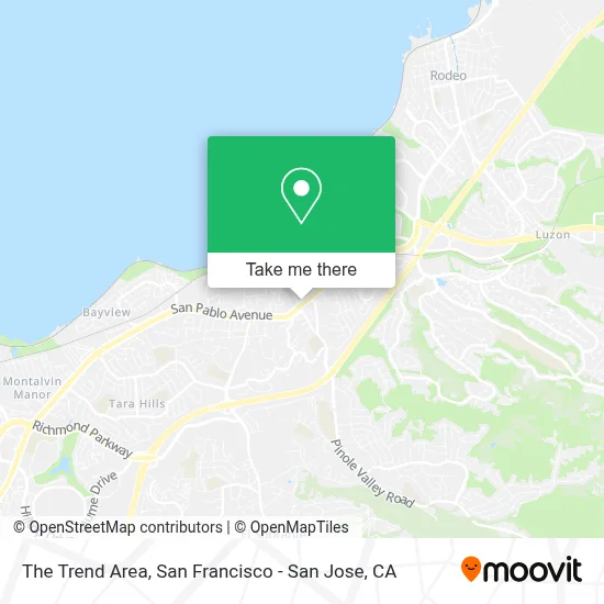The Trend Area map