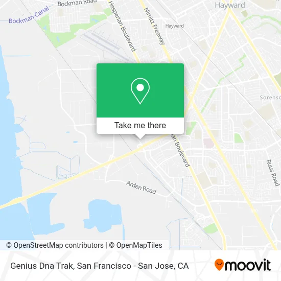 Genius Dna Trak map