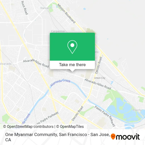 One Myanmar Community map