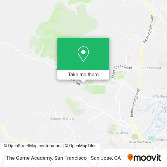 The Game Academy map