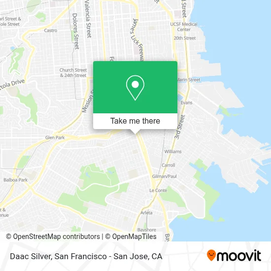 Daac Silver map