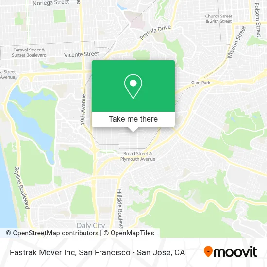 Fastrak Mover Inc map