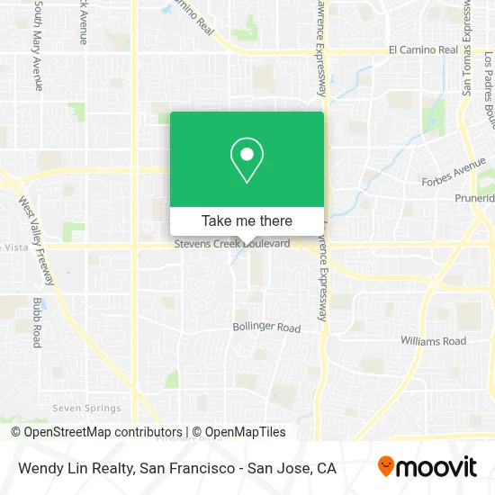 Wendy Lin Realty map