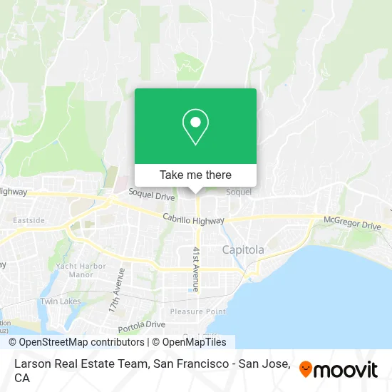Larson Real Estate Team map