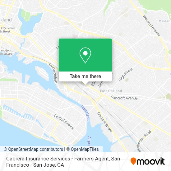 Cabrera Insurance Services - Farmers Agent map