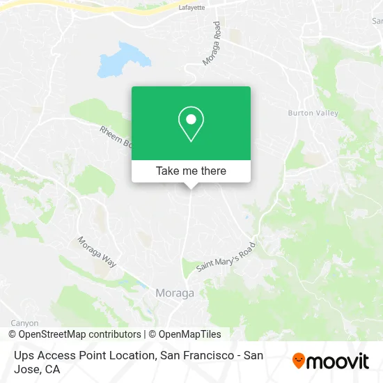 Ups Access Point Location map