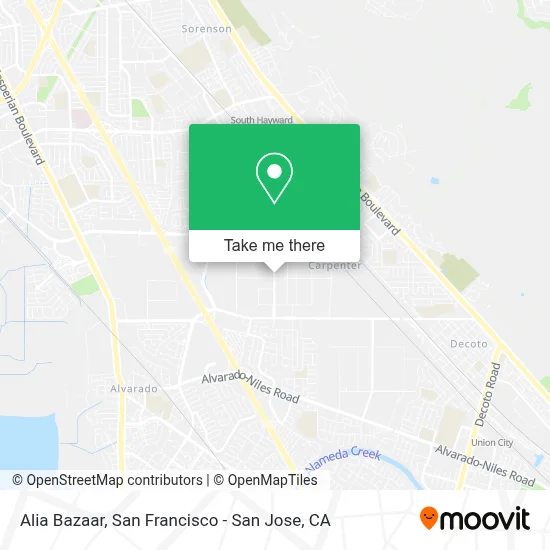 Alia Bazaar map