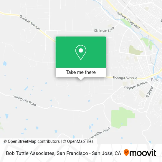 Bob Tuttle Associates map