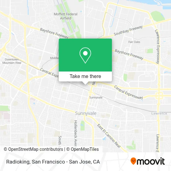 Radioking map