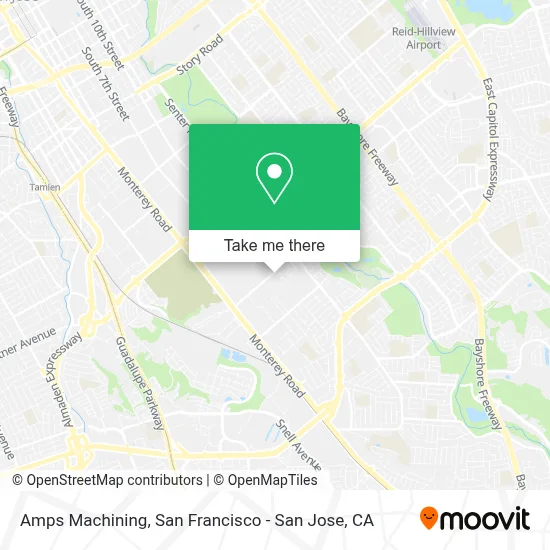 Amps Machining map