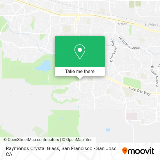 Raymonds Crystal Glass map