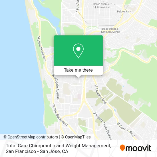 Total Care Chiropractic and Weight Management map