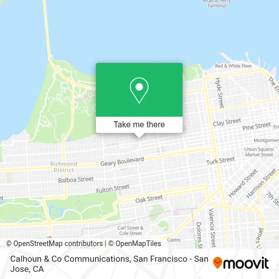 Calhoun & Co Communications map